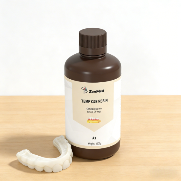 Notch Impact Strength 40.5 to 60.5 Dental 3D Printing Resin for Temporary Crowns Ensuring Fast Curing and Excellent Mechanical Properties