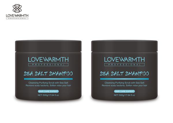 Sea Salt Scalp Clarifying Shampoo For Relaxed Hair , Nutrients Deep Cleansing Hair Shampoo