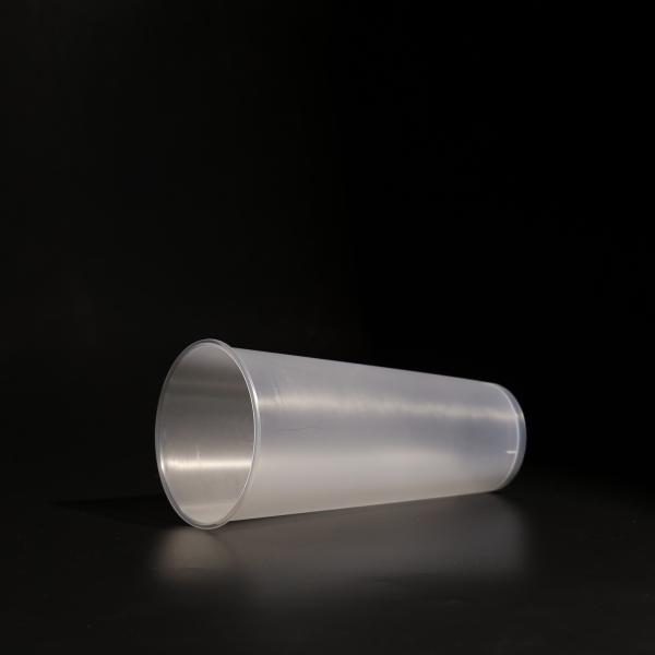 700ml Capacity PP Disposable Cup Clear Lid Disposable Plastic Cups For Cold Coffee