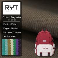 Peau de pêche rayant le doux en nylon du tissu 300D de 100% Oxford pour le sofa de sac à dos de bagage