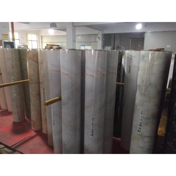 PVC Coating Decor Wall Paper Simple Operation Environmentally Friendly