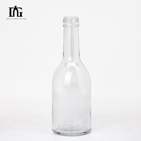 Engraved Glass Bottle 375 ml 500 ml 750 ml Flint Empty for Ice Wine Vodka Tequila