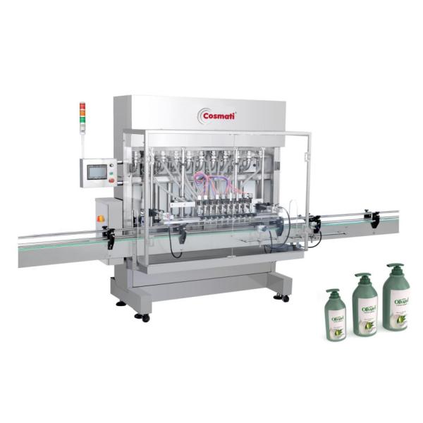 High Accuracy Automatic Straight Line Piston Liquid Paste Semi fluid Filling Machine