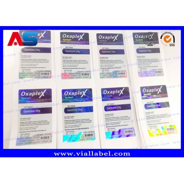 Custom Private Vial Label Masteron , Aluminum ZipLock Pouch With Label Sticker Hologram