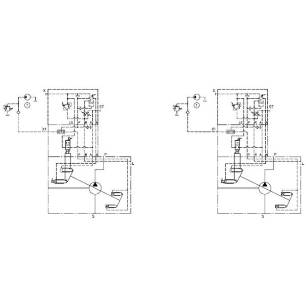Portable Hydraulic Power Unit , Variable Displacement Axial Piston Pump Type V60N