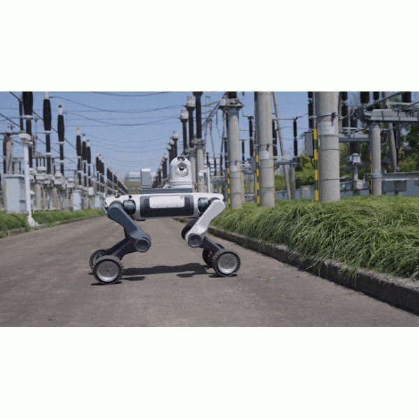 Lightweight Wheel-legged Robotic Dog with IP66 Protection and 15kg Payload for Extreme Environments
