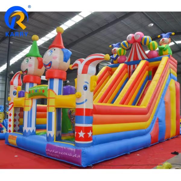 8x6x6m Inflatable Clown Theme Water Park for Children's Outdoor and Indoor Playground