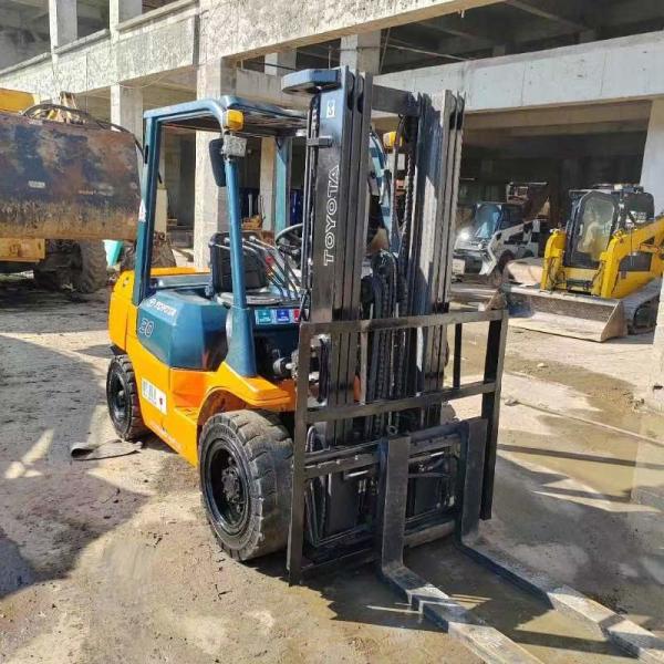 Warehouse Refurbished Toyota Forklift 3T Material Handler