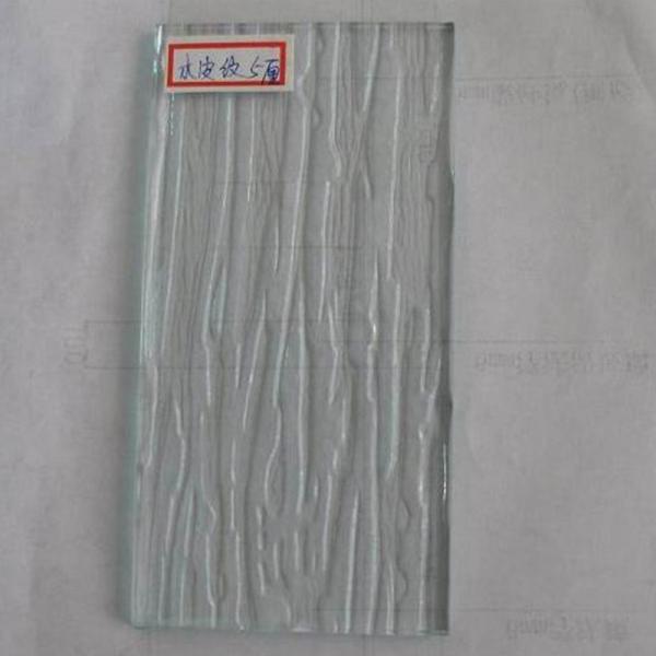 Art Decorative Fluted Tempered Glass 12mm Thickness For Shower Room