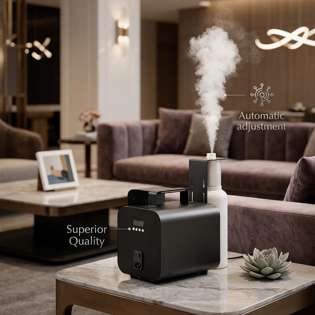 Intelligent Split Type Aroma Diffuser HVAC 5000cbm Coverage For Central Air