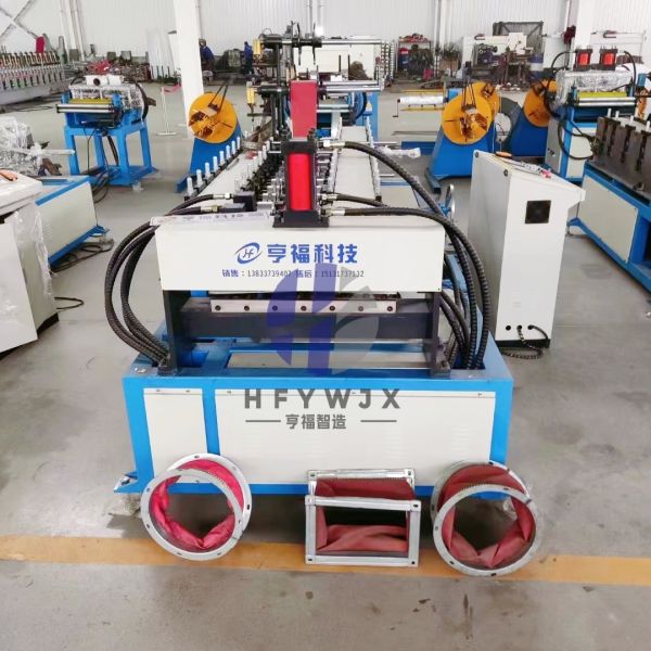 PLC Controlled Flexible Connection Production Line with 12 Forming Passes and Cr40 Main Shaft