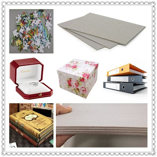 1800gsm / 3mm Carton Gris Laminated Grey Paperboard For Parkaging Boxes