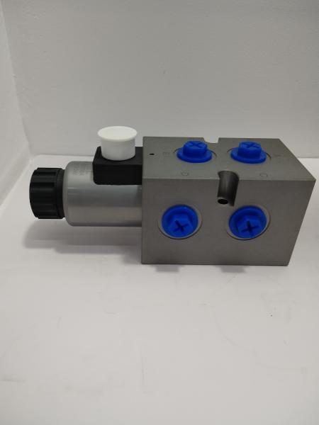 Válvula de controlo de solenoide hidráulica de 27 V Válvulas solenoide de aço de 8 vias
