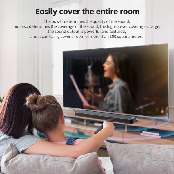TV Sound Bar Home Theater System with Bluetooth Speaker and Super Bass Sound Surround