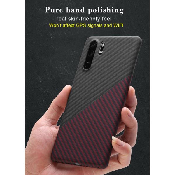 SGS Approved Black And Red Aramid Huawei P30 Pro Full Body Case