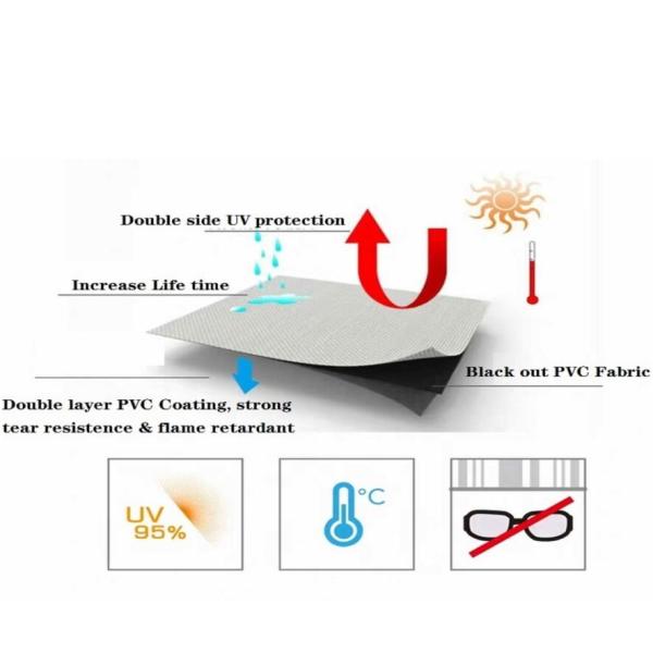 Наружная солнцезащитная крыша с электрическим тентом