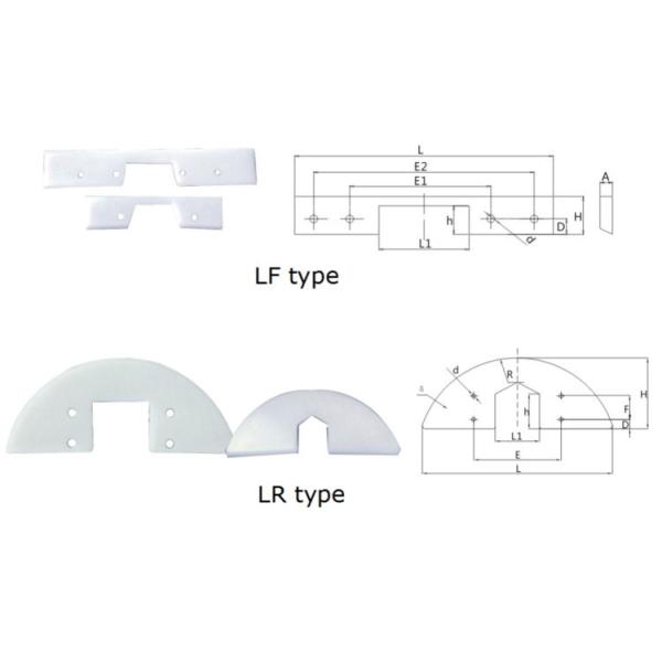 Customized UHMWPE Wear Resistance Drag Paddles Belt Scraper For Conveyor System