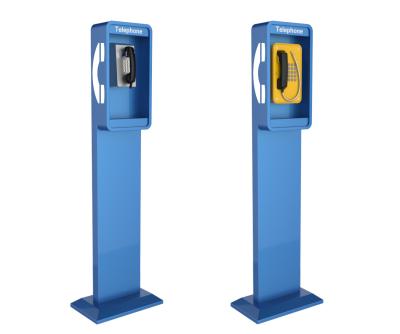 IP65 Weatherproof Roadside Emergency Phone , Metal VoIP Telephone Pillar