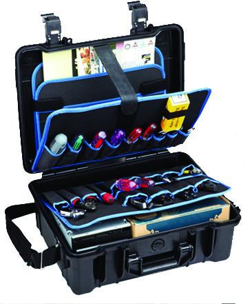 Black Plastic Gun Case With 1 Handle And Foam Interior Lining