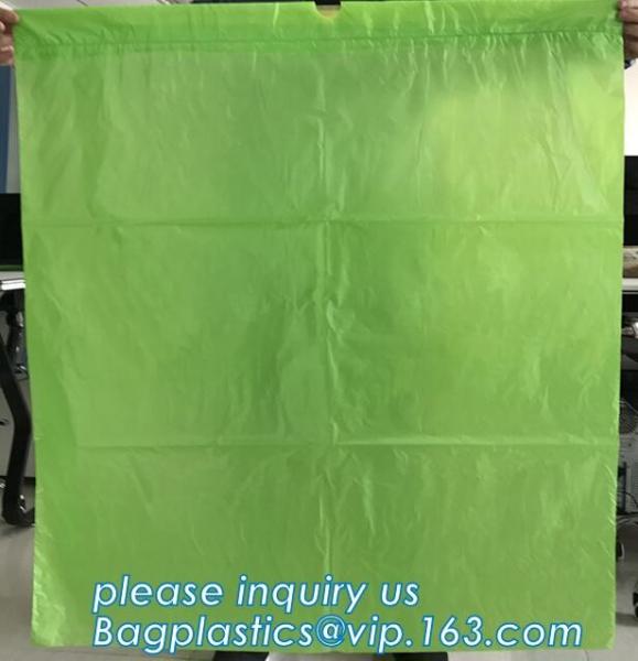 Customized HDPE t-shirt plastic garbage bags for medical disposal yellow biohazard medical waste bag, bagplastics, bagpa