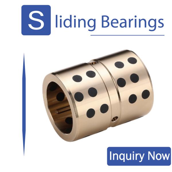 ZCuSn6Zn6Pb3 Graphite Sleeve Bearings Hydraulic Engineering Self Lubricating Bearings
