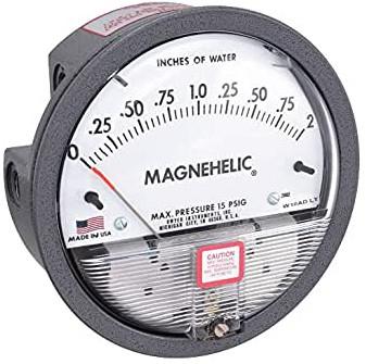 Dwyer Precision Pointer Differential Pressure Gauge 2% Accuracy