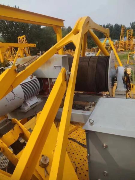 Poids de levage maximal 10 tonnes Jaune 18 tonnes de corps utilisés Yongmao 373 Tour à tête plate pour Sa