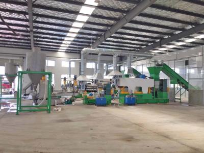 200mm Screw Plastic Film Granulator Single Stage Extruder Siemens Electric Parts