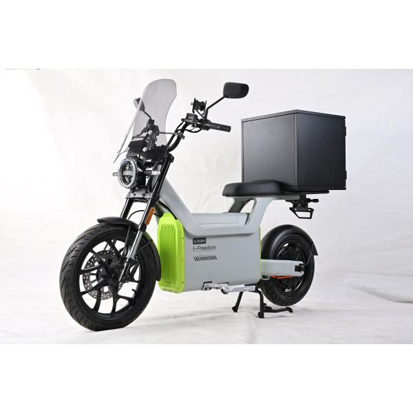 72V 38Ah Delivery e-Motorcycle with Battery Pack and Smart Type Sensor 3000W Mid Motor