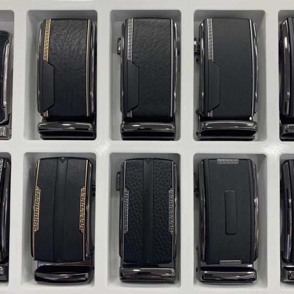 Auto Clip 38mm Belt Buckle Hardware Man/Women Black Nickle Free