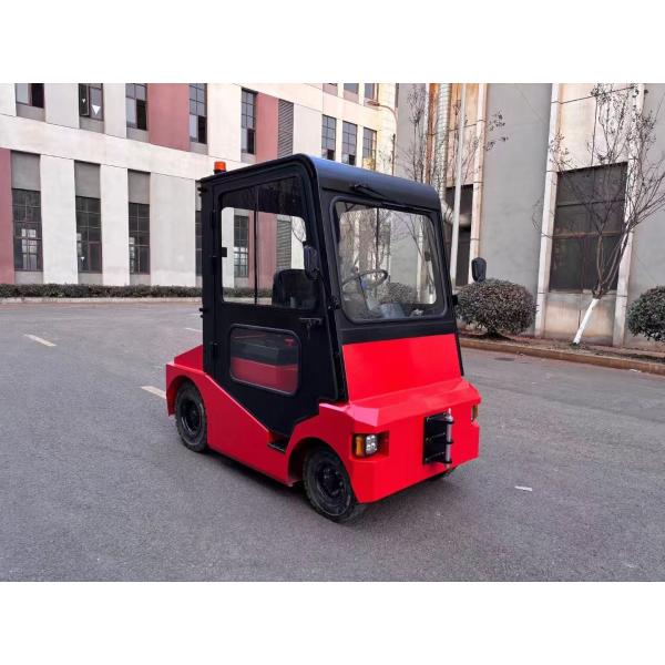 15000 kg Tractor eléctrico de remolque Dirección hidráulica Cabina totalmente cerrada