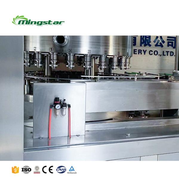 China Supply Aerosol   Soft Carbonated Drink Filling Line Machine Fully Automatic Can Filling Machine for Carbonated Beverage