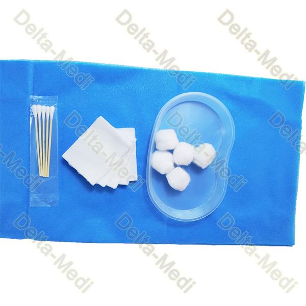Clinic Disposable Surgical Kits With Surgical Gown Cotton Swab Gauze Cotton Ball