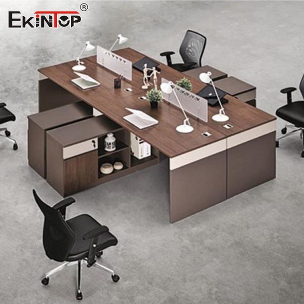Многофункциональные кабины стола офиса, деревянный стол рабочего места для клерка офиса