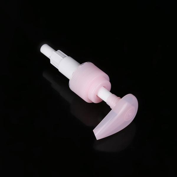 24/410 Pink Ribbed Lotion Pump 2cc 4cc Capacity for Liquid Dispenser Hot Promotion