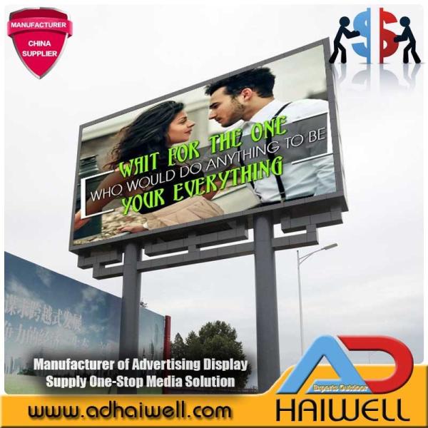 China Supplier Outdoor Digital DIP/SMD  LED Module Advertising Unipole Hoarding Structure