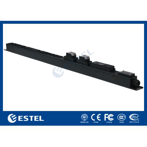 Smart PDU with Real Time Power Monitoring and Environmental Sensors for Data Center Management and Power Delivery