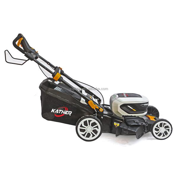 40V Lithium Battery Powered Garden Lawn Mower with Self Propelled Function and Grass Box