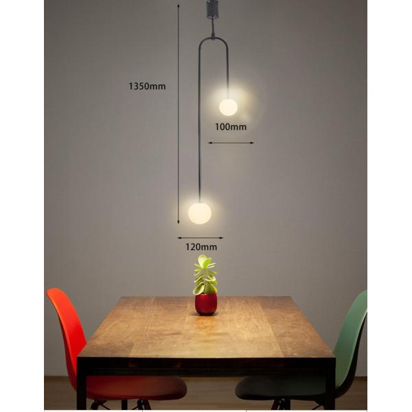 Double Head LED Pendant Light 250mm Ceiling Pendant Light 90lm/w