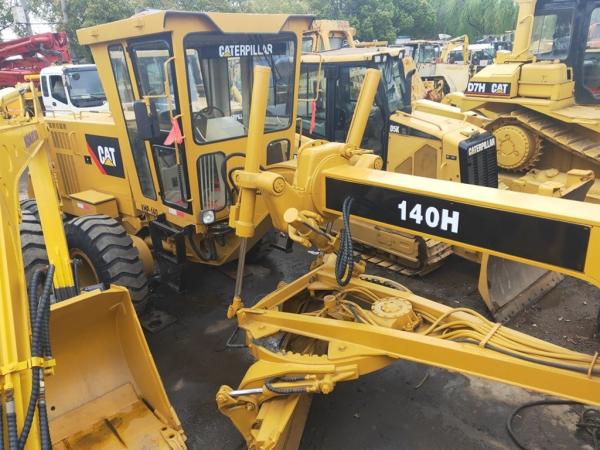                  Used Motor Grader Cat 140h with 1 Year Warranty Free Spare Parts Caterpillar 140h, 140g on Sale             