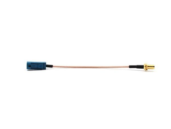 Cable assembly FAKRA SMB female and SMA Female with RG316 Cable, length 17.2 cm