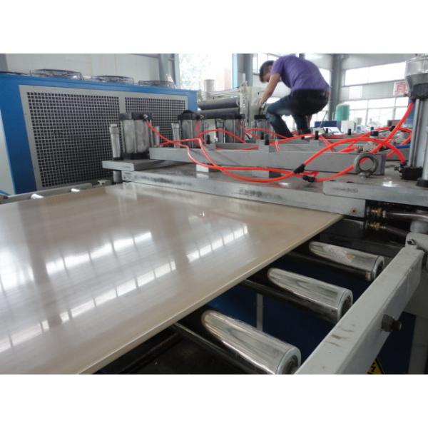 20 M Plastic PVC Profile Extrusion Line For Wall Ceiling Corner Tile Making