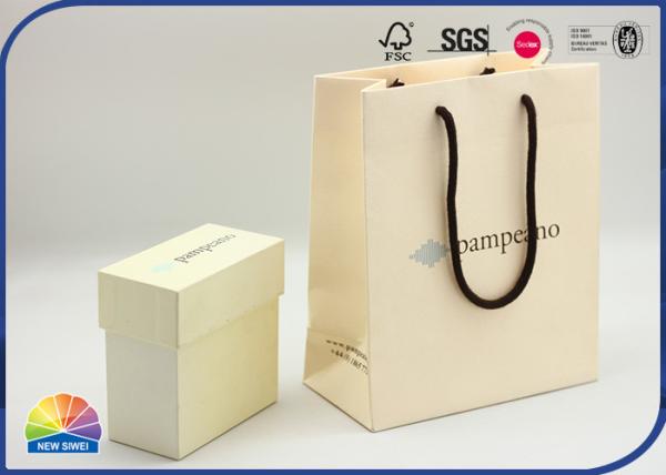 Sacos impressos feitos sob encomenda do favor de banquete de casamento dos sacos de papel de Kraft para a mercadoria varejo