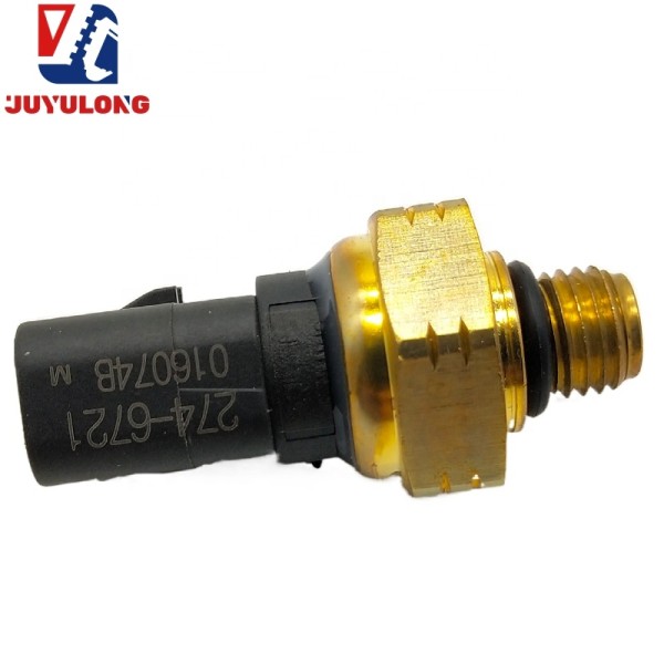 JUYULONG for E320 323D D2 Excavator Oil Pressure Sensor C6.4 Engine Fuel Sensor 274-6721construction Machinery Parts
