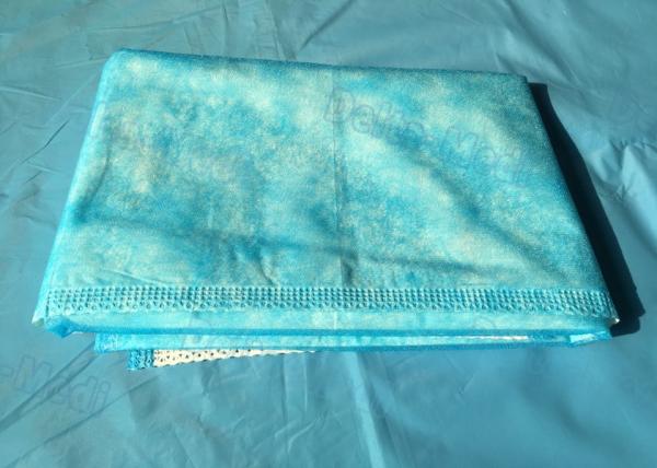 Ultrasonic Seam Disposable Bed Sheets Blue Color With Good Skin Affinity,water proof,Examination usage