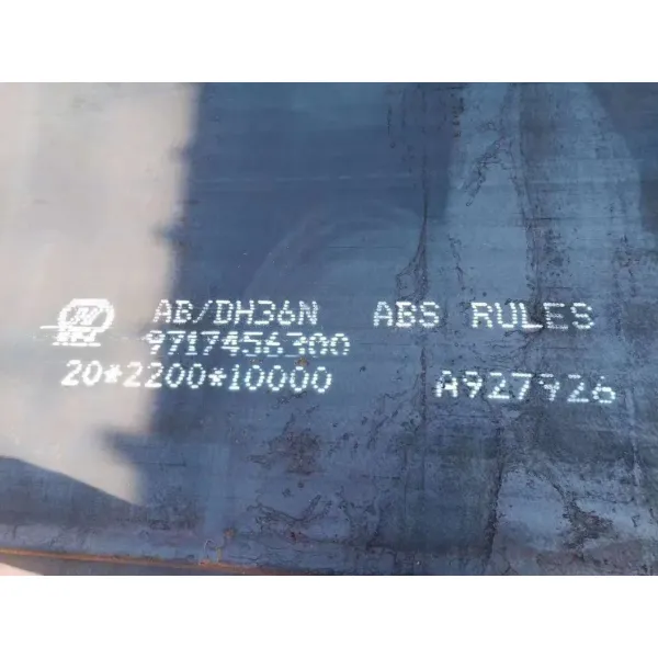CCS Certified AH36 DH36 EH36 Hot Rolled Ship Steel Plate for Marine Vessel Construction