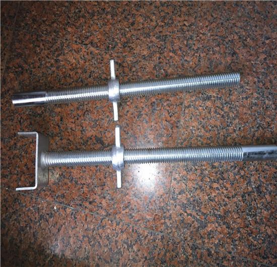 Zinc Plated Construction Formwork Accessories Steel Adjustable Scaffolding Screw Jack Base