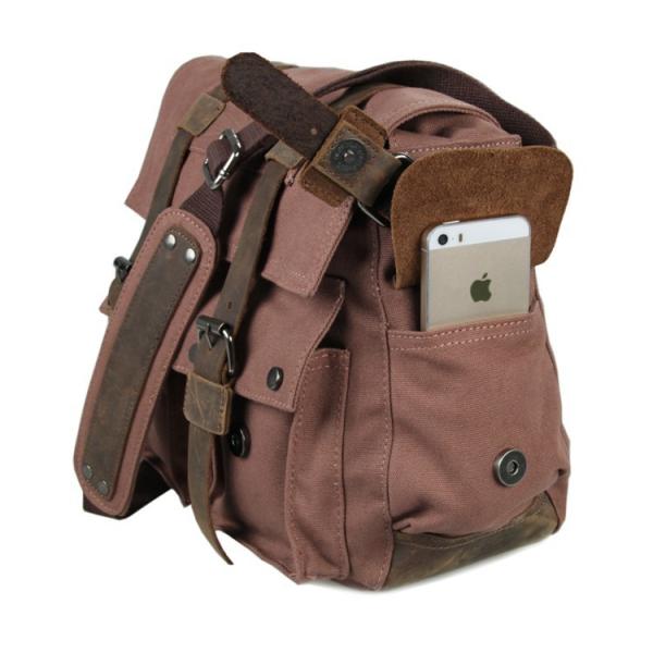 Сумки посыльного дела людей холста 20L износоустойчивое кожаной многоразовое