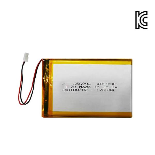 Alta Capacidade 3.7V 4000mAh Bateria de Iões de Lítio Polímero Bateria de Lítio Polímero 656294 606090 ou personalizada