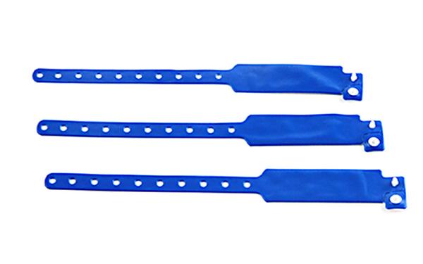 Vinyl PVC Promotional Bracelets And Wristbands With Permanent Snap Closure